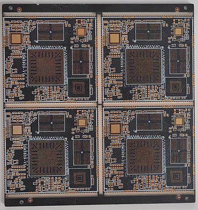Eight-layer automotive immersion gold board